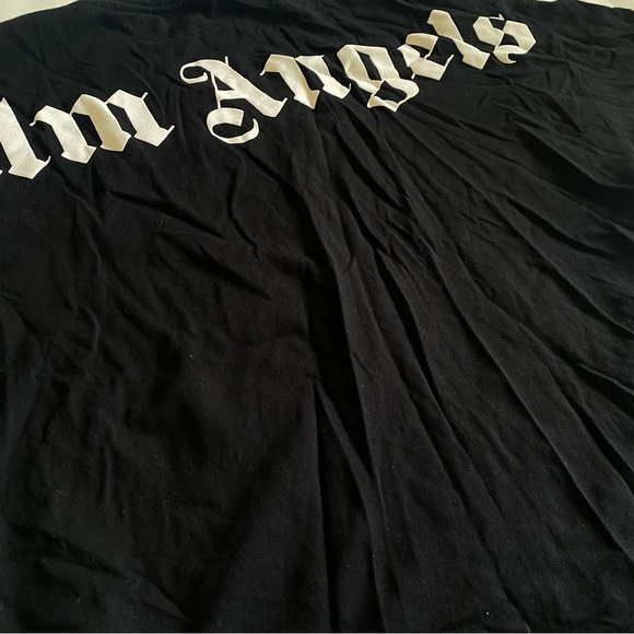 Palm Angels Black Printed T-Shirt - Picture 4 of 9